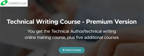 accredited technical writing course online.